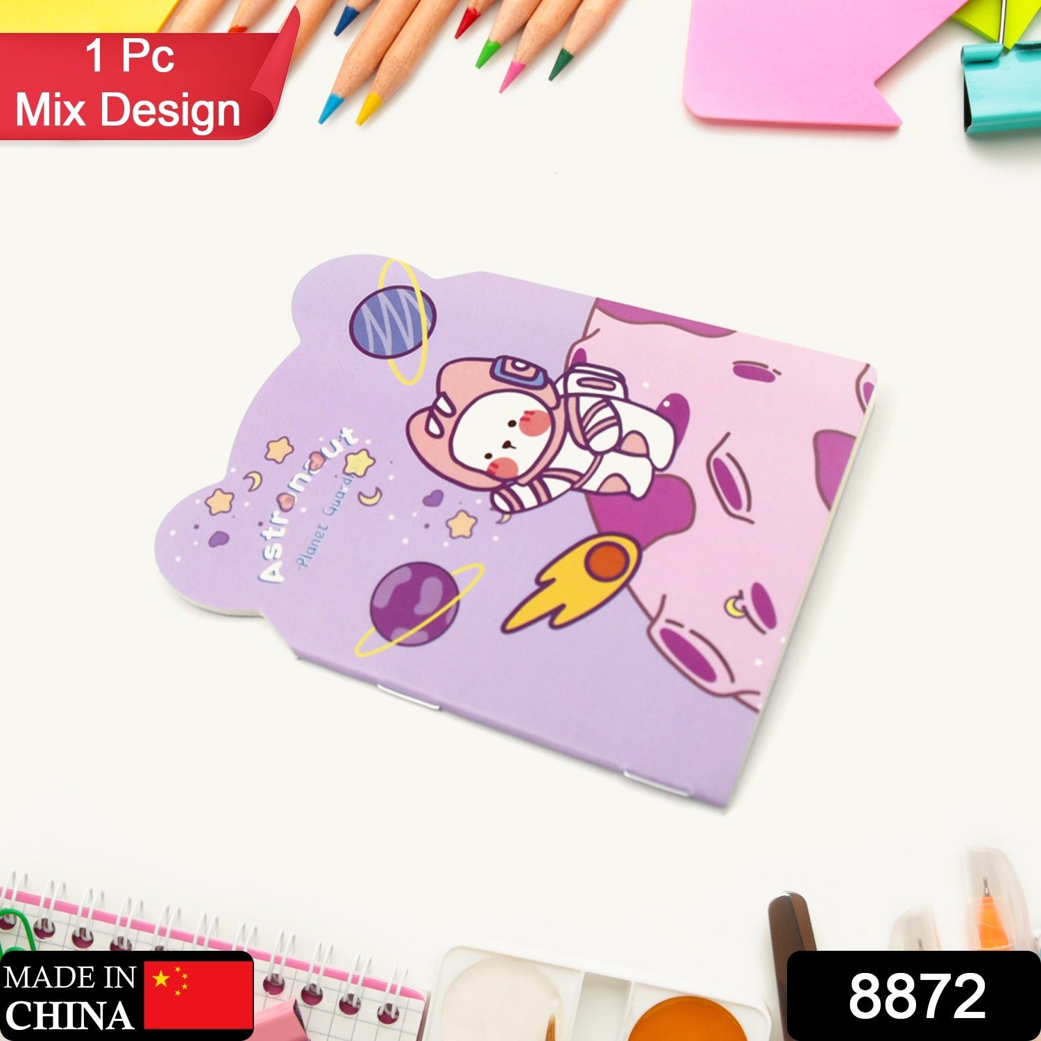 8872 Cute Cartoon Journal Diary, Notebook for Women Men Memo Notepad Sketchbook 16 Pages Writing Journal for Journaling Notes Study School Work Boys Girls, Stationery (120x85MM / 1 Pc) 8872 Cute Cartoon Journal Diary, Notebook for Women Men Memo Notepad Sketchbook 16 Pages Writing Journal for Journaling Notes Study School Work Boys Girls, Stationery (120x85MM / 1 Pc)